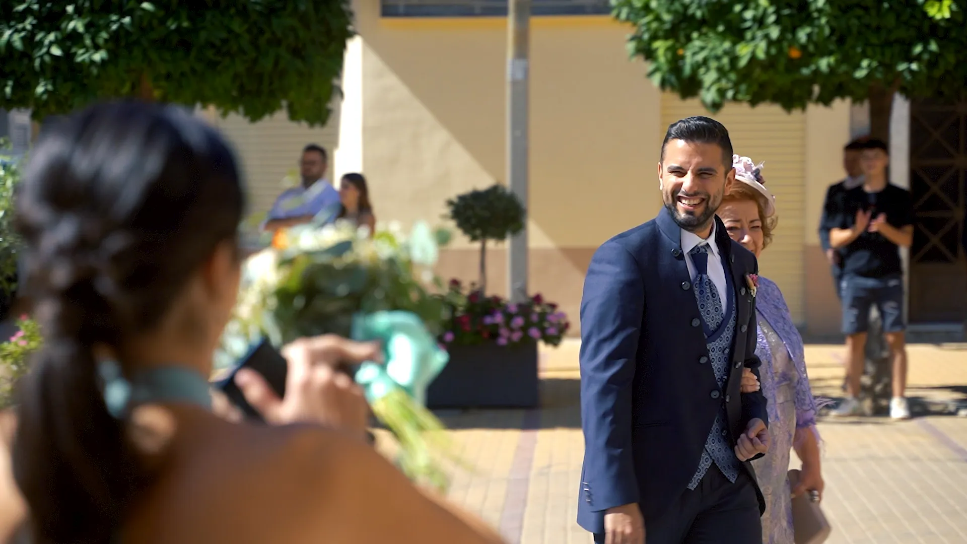 Fotograma de un vídeo de boda