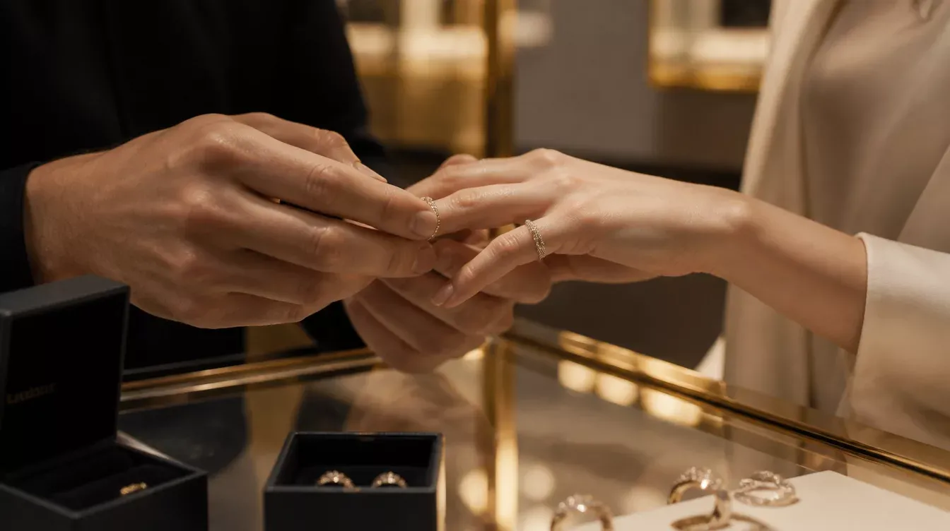 Celebración y detalles de alianzas de boda