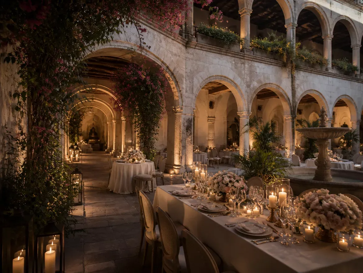 Decor styled for alicante wedding venues