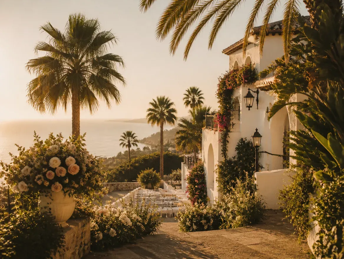 Elegant detail related to best wedding venues in Marbella