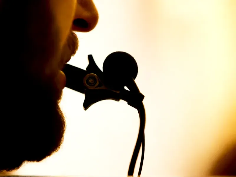 micrófono para capturar el sonido de una boda
