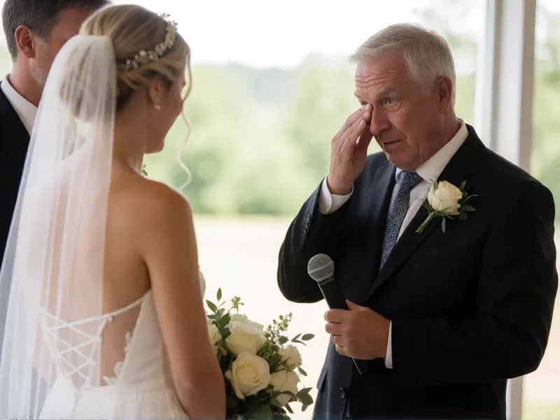 momento emotivo en un vídeo de boda documental