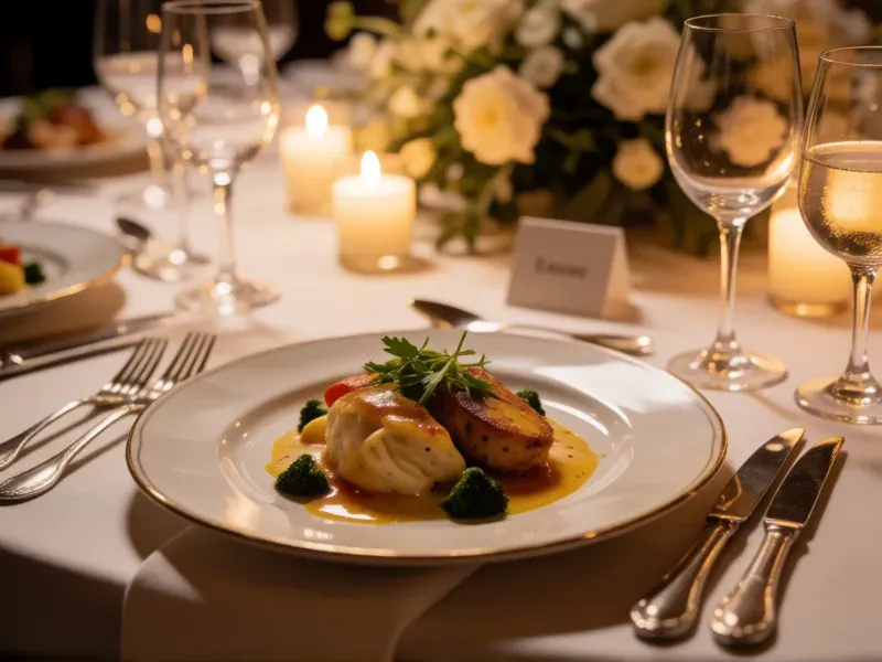 wedding catering gourmet dish in Spain