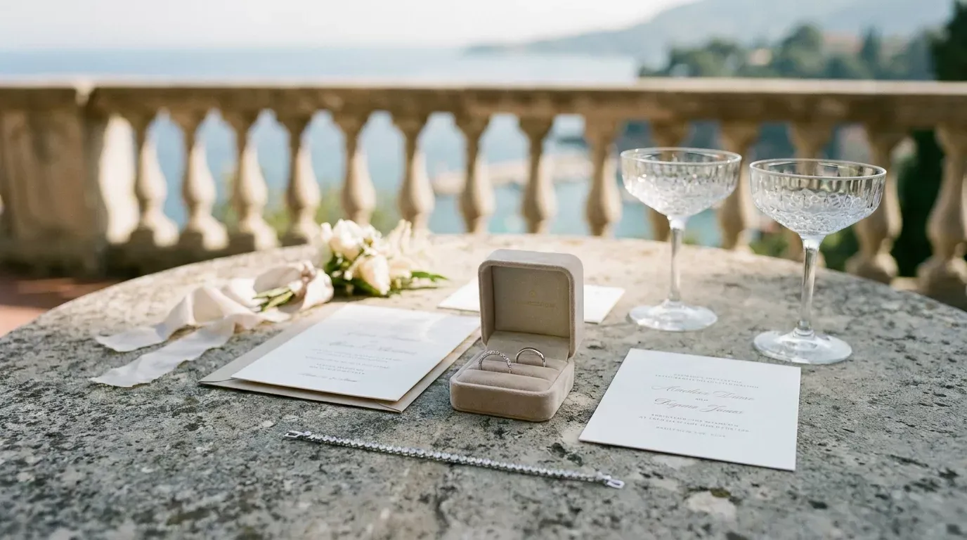 Elegant detail related to Murcia wedding venues