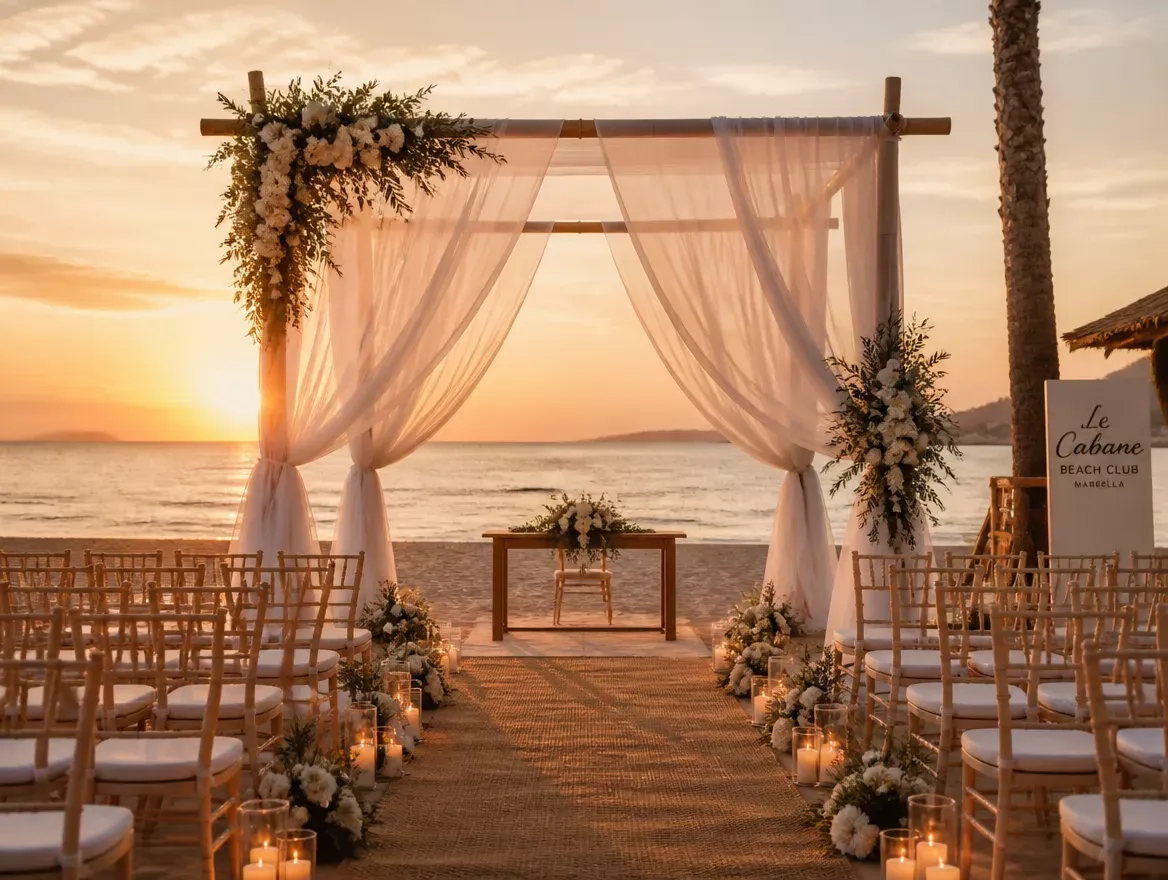 Ideas and mood for top 10 wedding venues Marbella