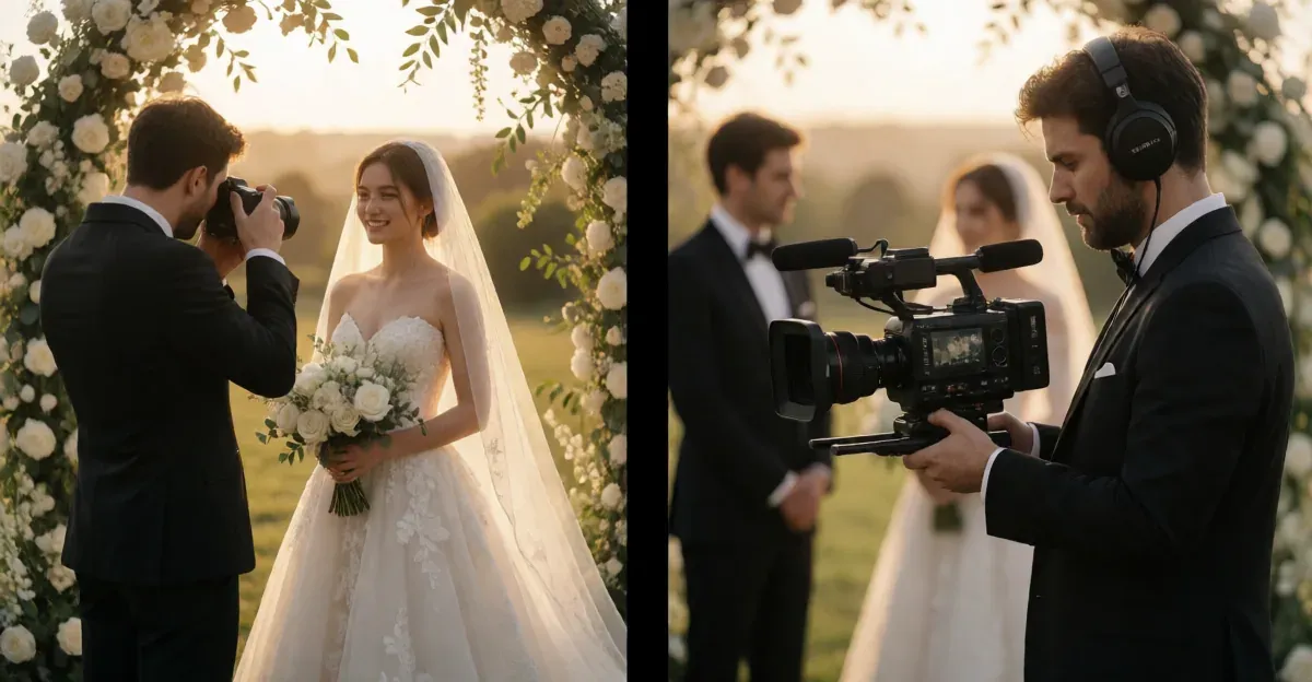 Vídeo o fotografía en tu boda: ¿cuál priorizar?