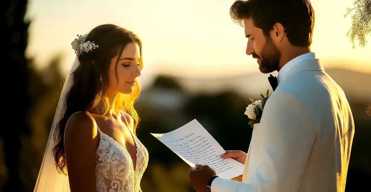 Ideas de votos de boda originales y emotivos